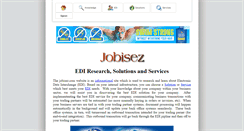 Desktop Screenshot of jobisez.com